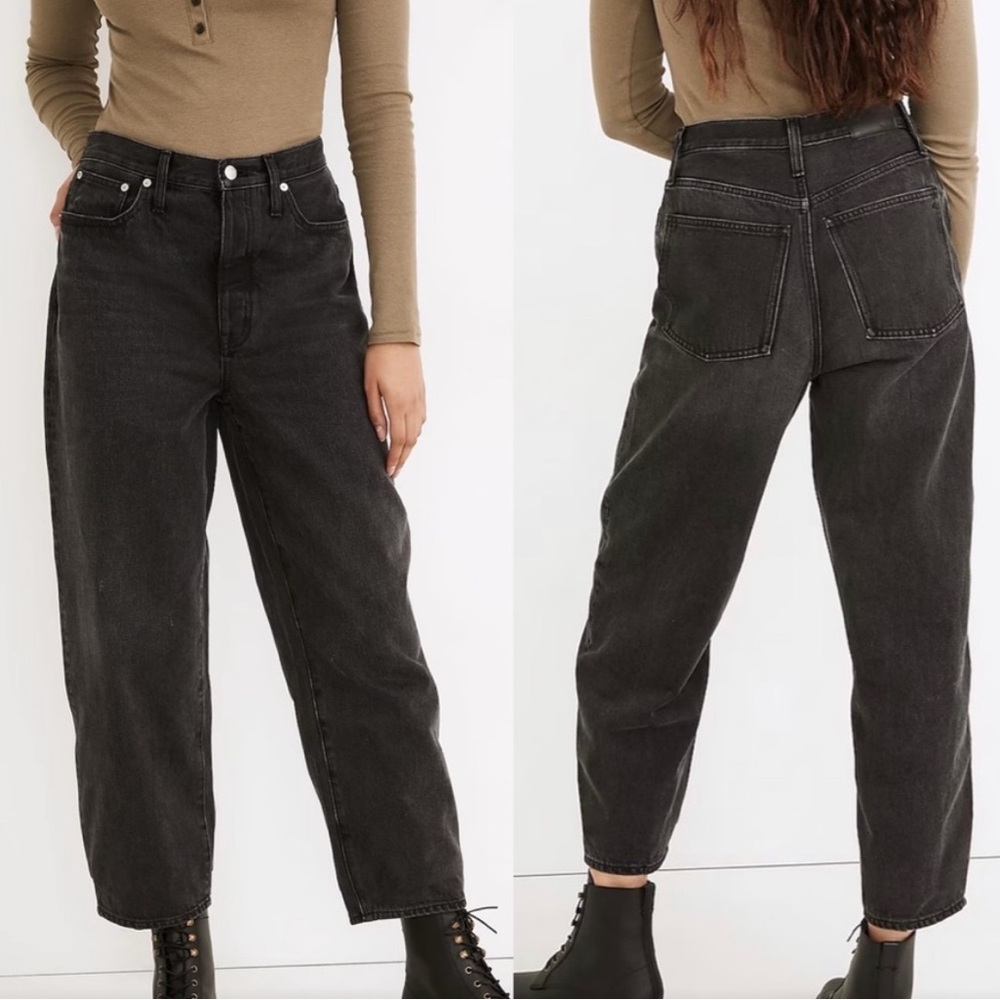 Madewell Black Relaxed Jeans